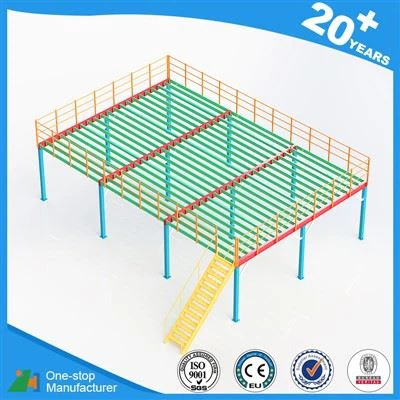 Piattaforma in acciaio per magazzino